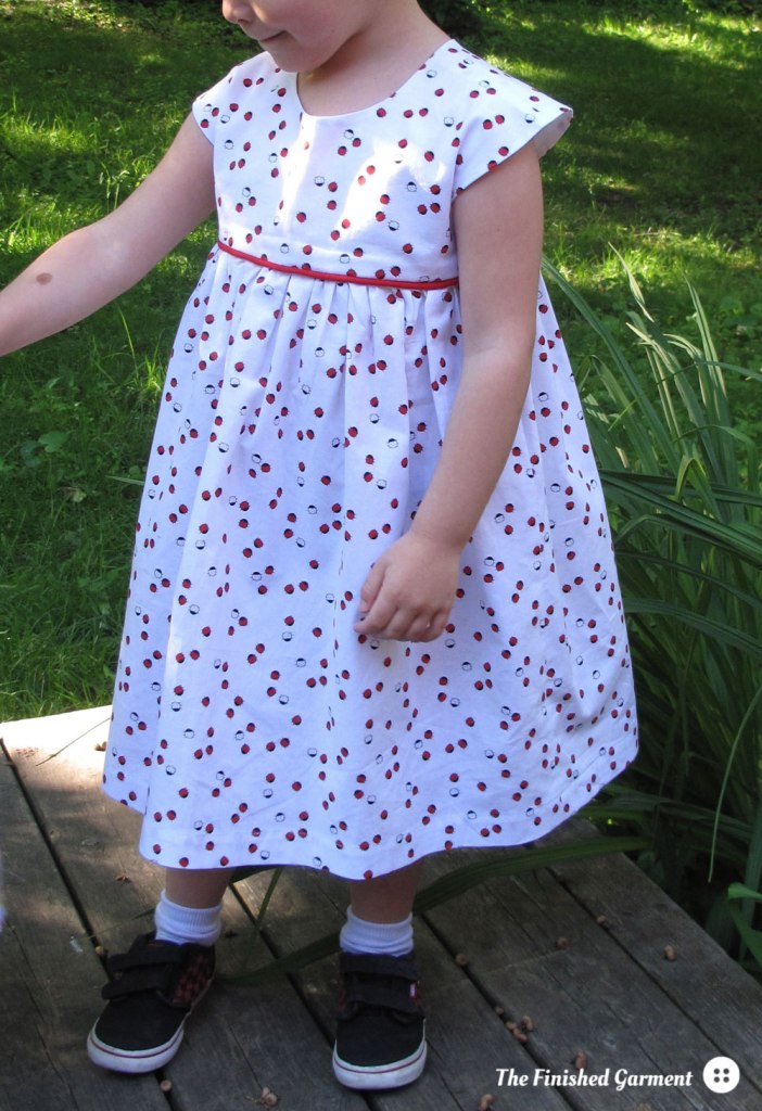 The Geranium dress from Made by Rae, as sewn by The Finished Garment, A Warp & Weft Sewing Society project.