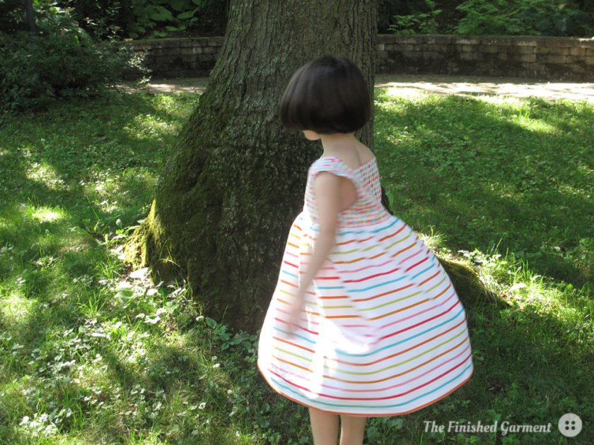 Sally Dress Sewing Pattern sewn by The Finished Garment.