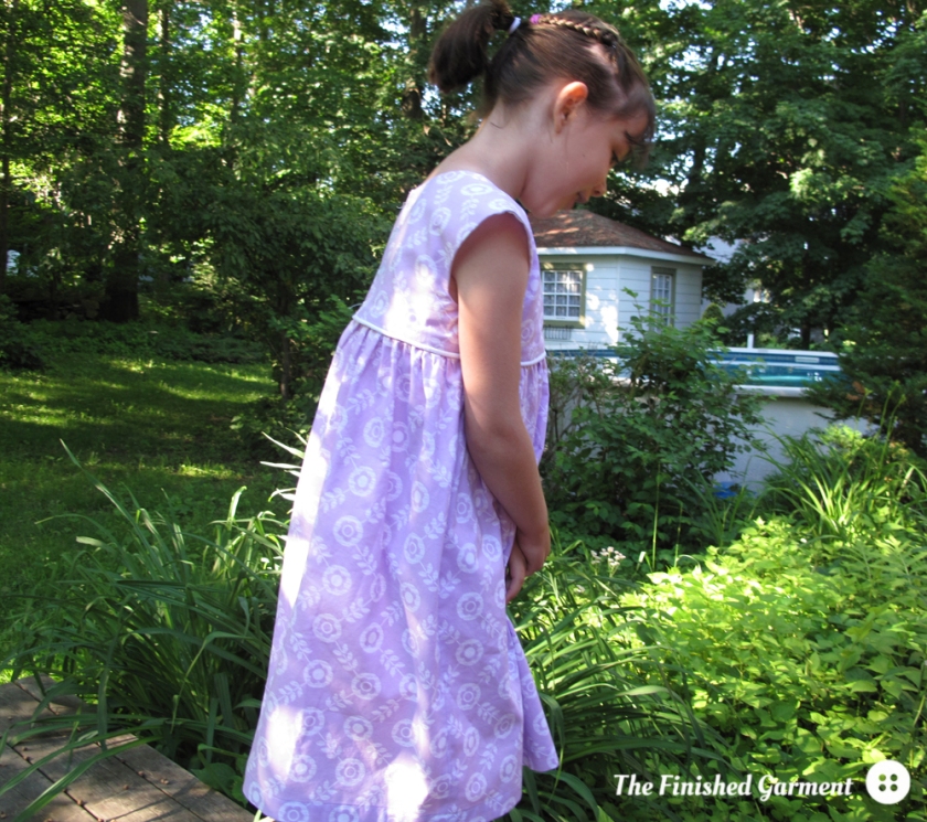 Geranium Dress sewing pattern from Made by Rae, as sewn by The Finished Garment.
